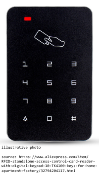 Card reader (illustrative photo)